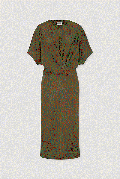 Jersey Kleid Midi Oversize aus reiner Bio-Baumwolle