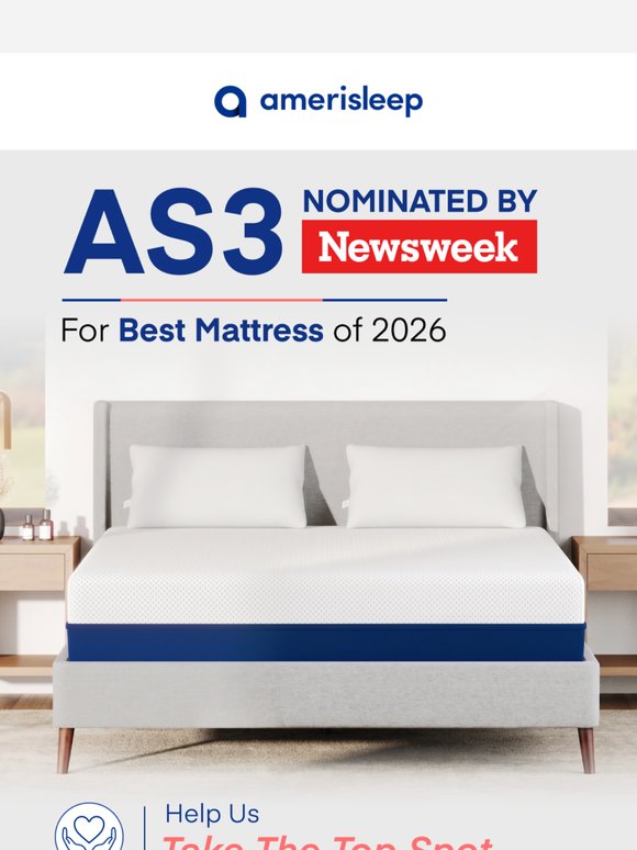 AS3 Nominated for Best Mattress!