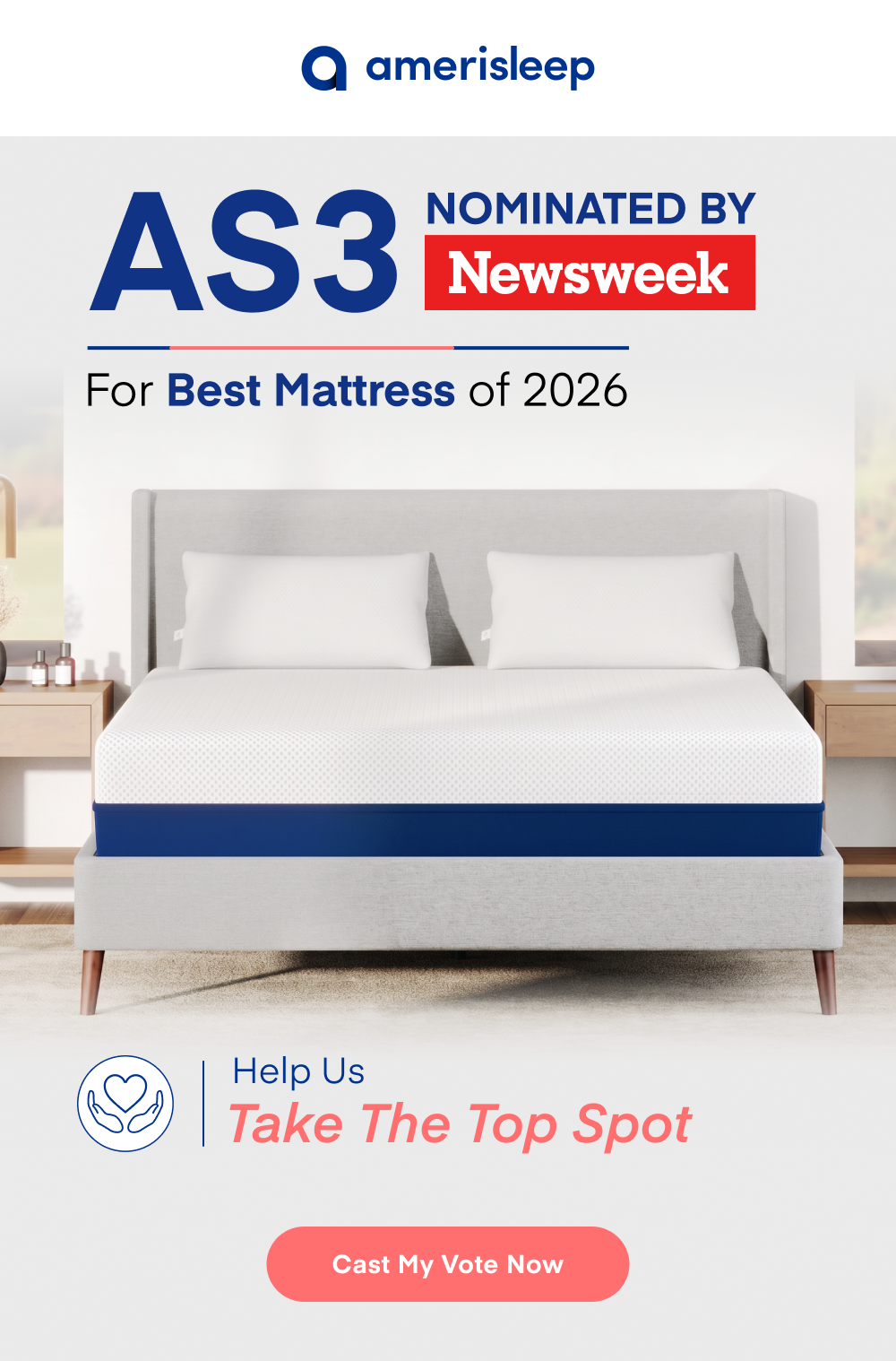 AS3 Nominated by Newsweek for Best Mattress of 2026