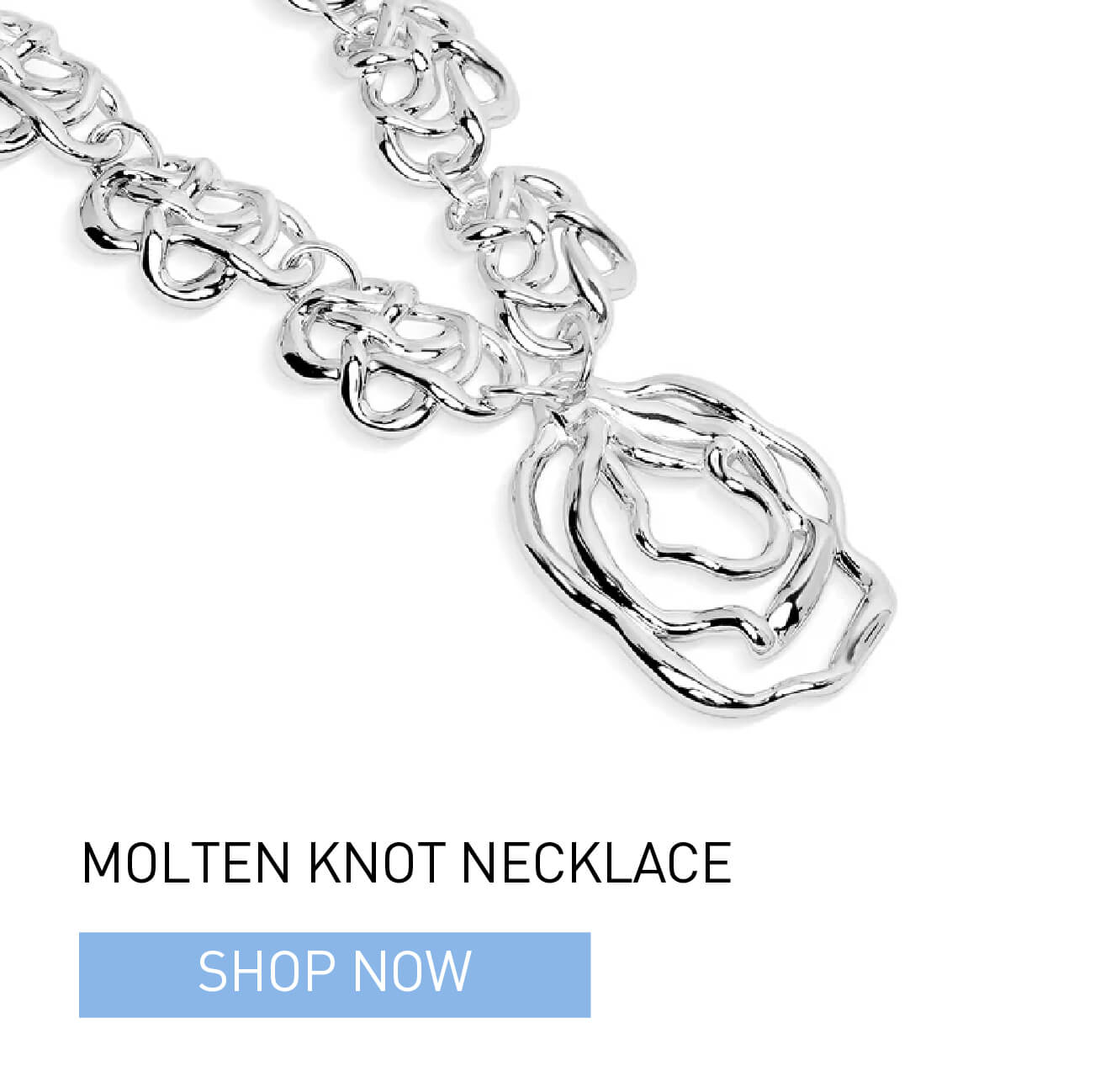 Molten Knot Necklace