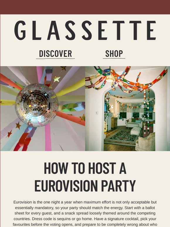 HOW TO HOST A EUROVISION PARTY