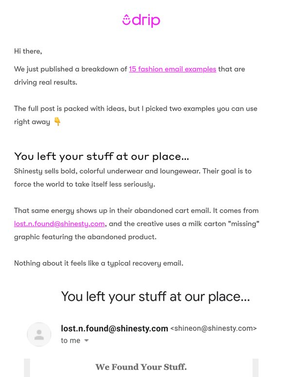 These 2 emails don't sound like marketing