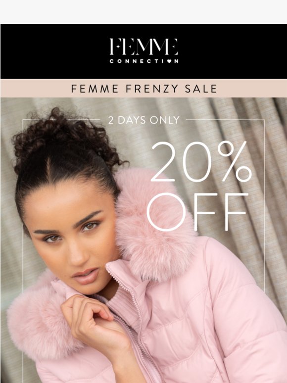 20% Off Everything. Don't Wait.