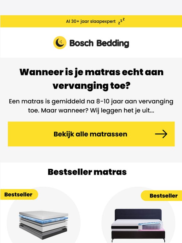 Wanneer is je matras echt aan vervanging toe?