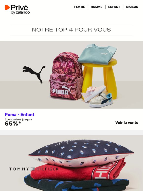 Puma, KARL LAGERFELD & Tommy Hilfiger ⎪ Des réductions à ne pas manquer