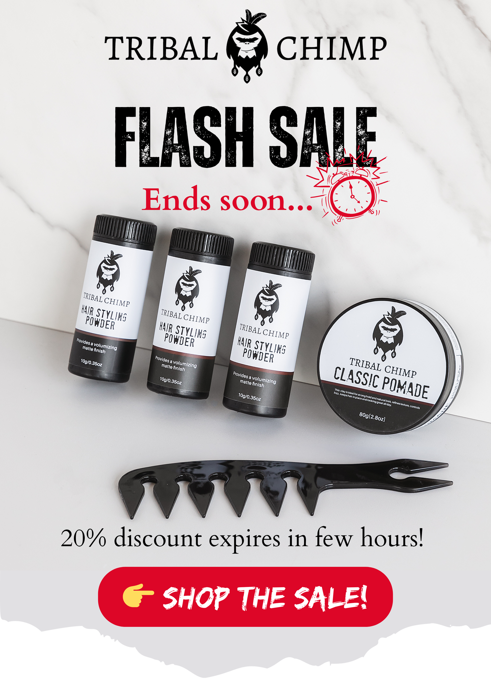 Flash Sale - 20% OFF + Free Shipping