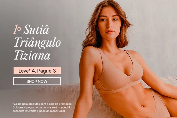 1º Sutiã Triângulo Tiziana
