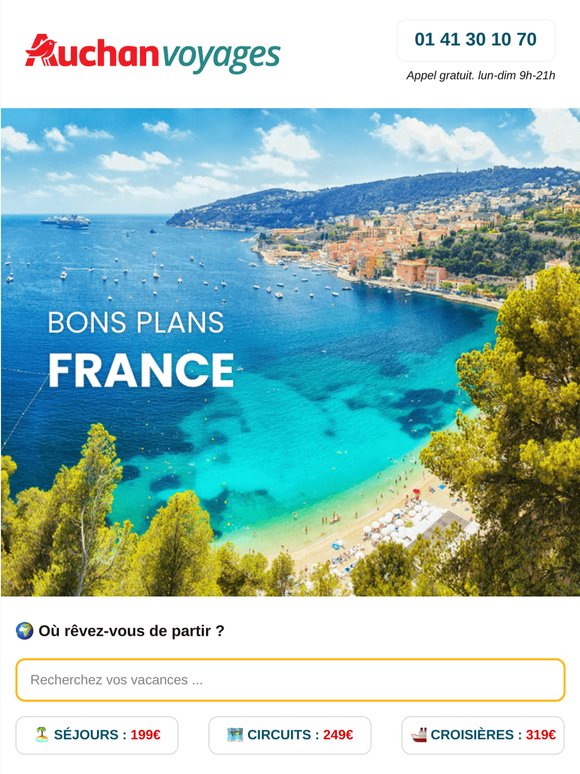 ☀️🌿 Bons plans : vacances en France !