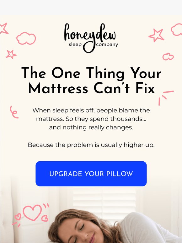 The One Thing Your Mattress Can’t Fix