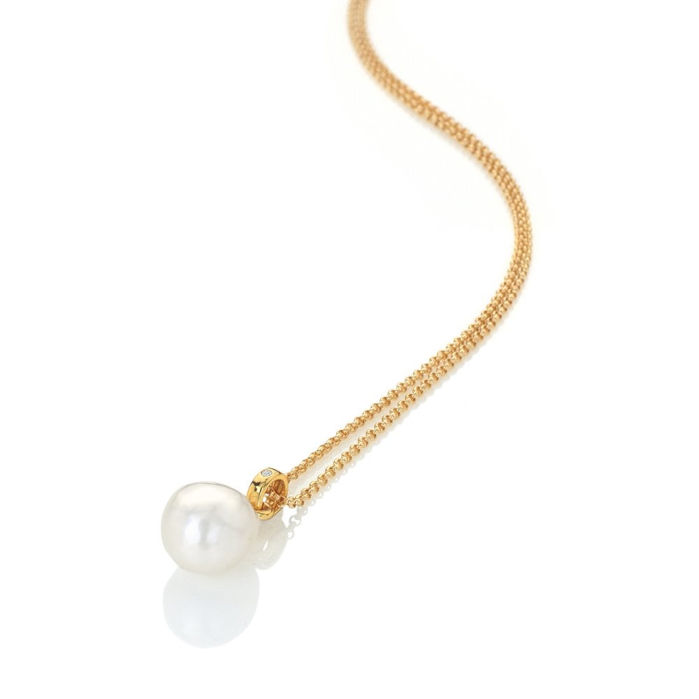 Image of HD X Golden Edit Calm Pearl Pendant