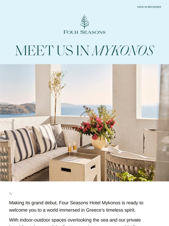 —, Mykonos is now open for reservations