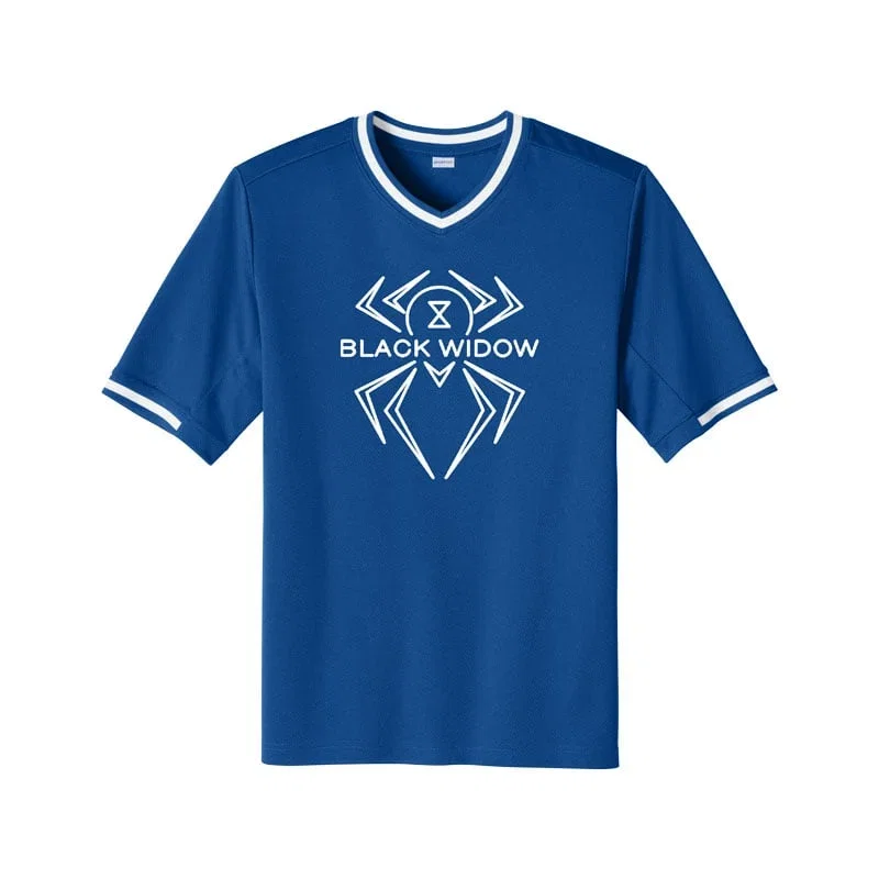 Image of Hammer Black Widow Bowling V Neck Baseball Jersey