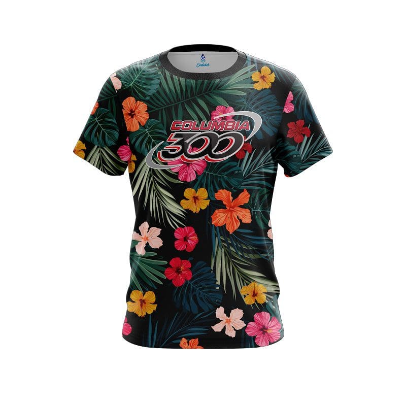 Image of Columbia 300  Hello Tropics CoolWick Bowling Jersey