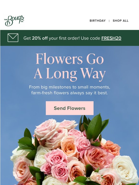 Make their day with flowers