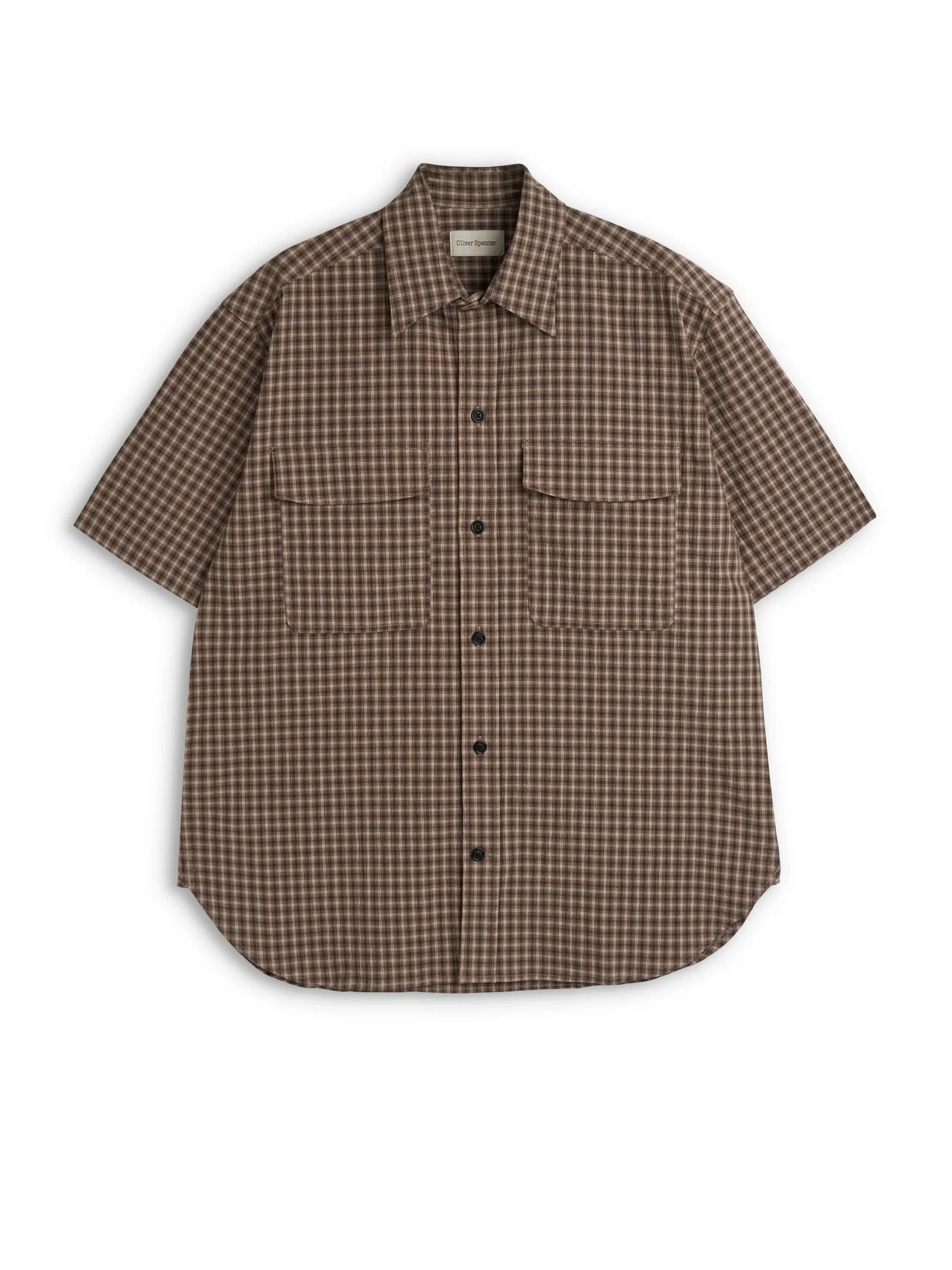 Image of Penryn Short Sleeve Shirt (Loose Fit) Leaman Brown