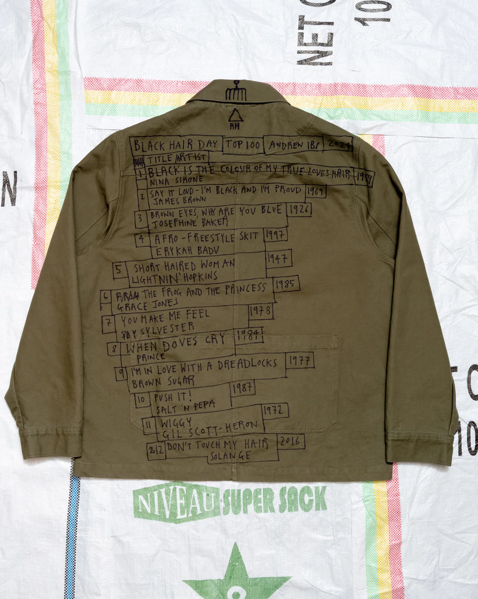 Image of Oliver Spencer x Le Tings Hythe "Mixtape" Jacket by Andrew Ibi