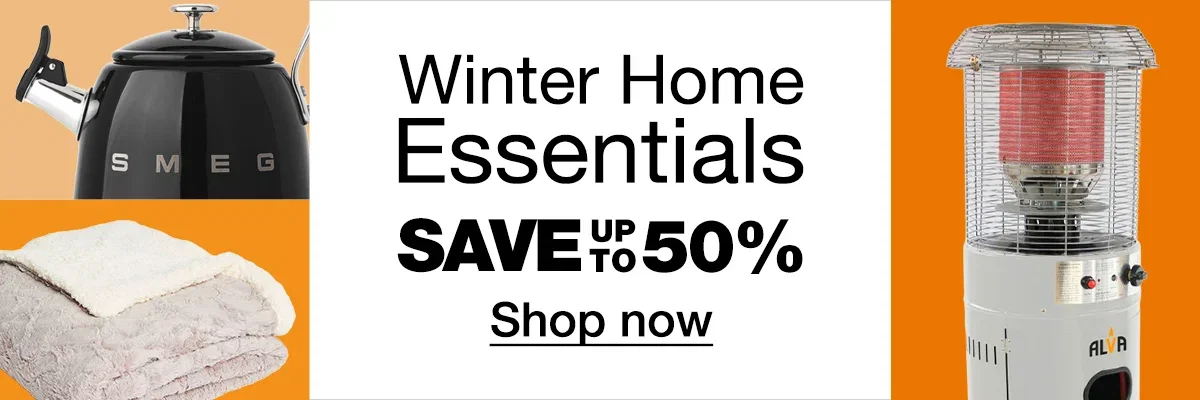 Winter home essentials banner