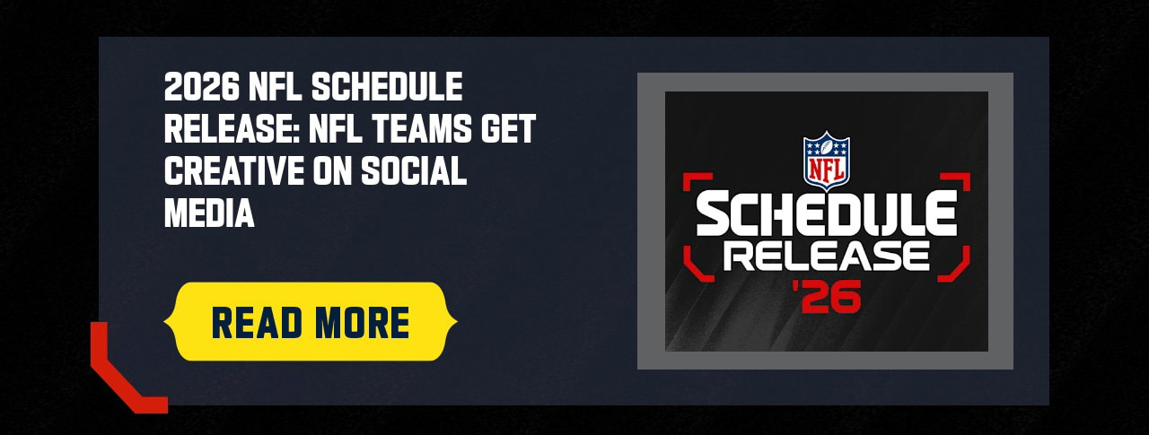 2026 NFL Schedule Release. Read More.
