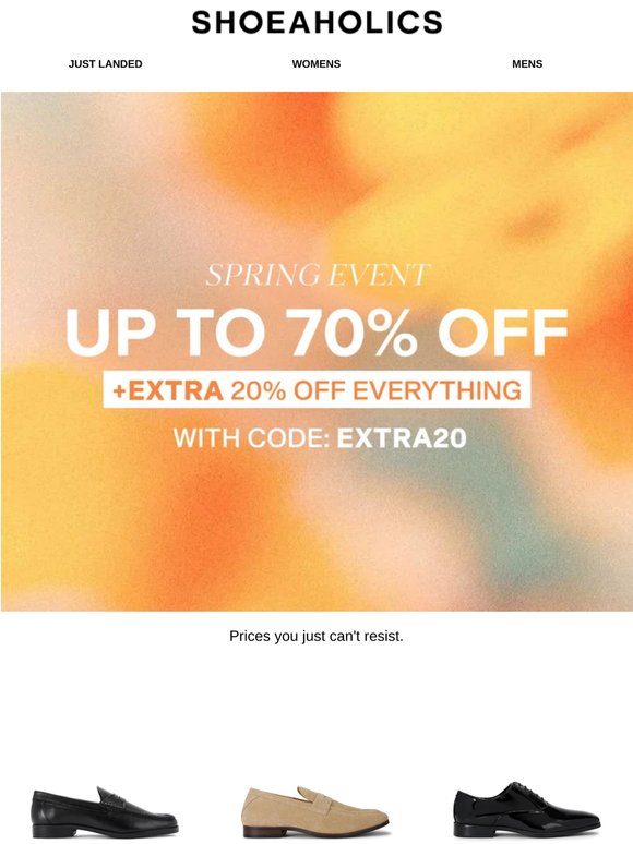 Clearance styles from £20 💰