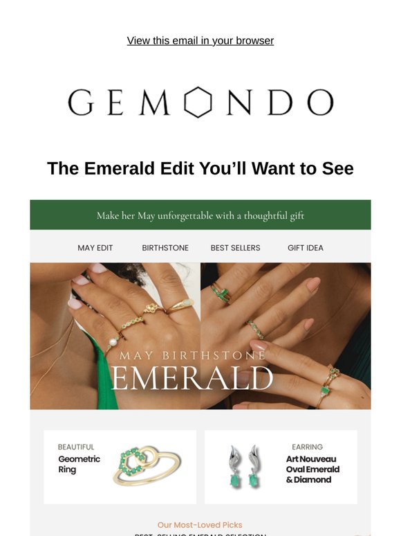 This Month’s Gem? Emerald 💚