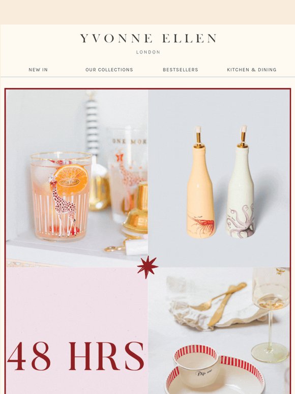 20% off summer hosting pieces 💫