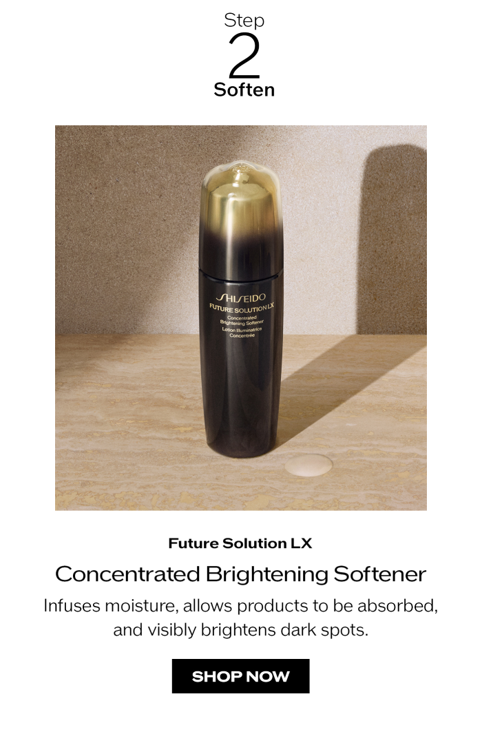 Step 2 Soften: Concentrated Brightening Softener.