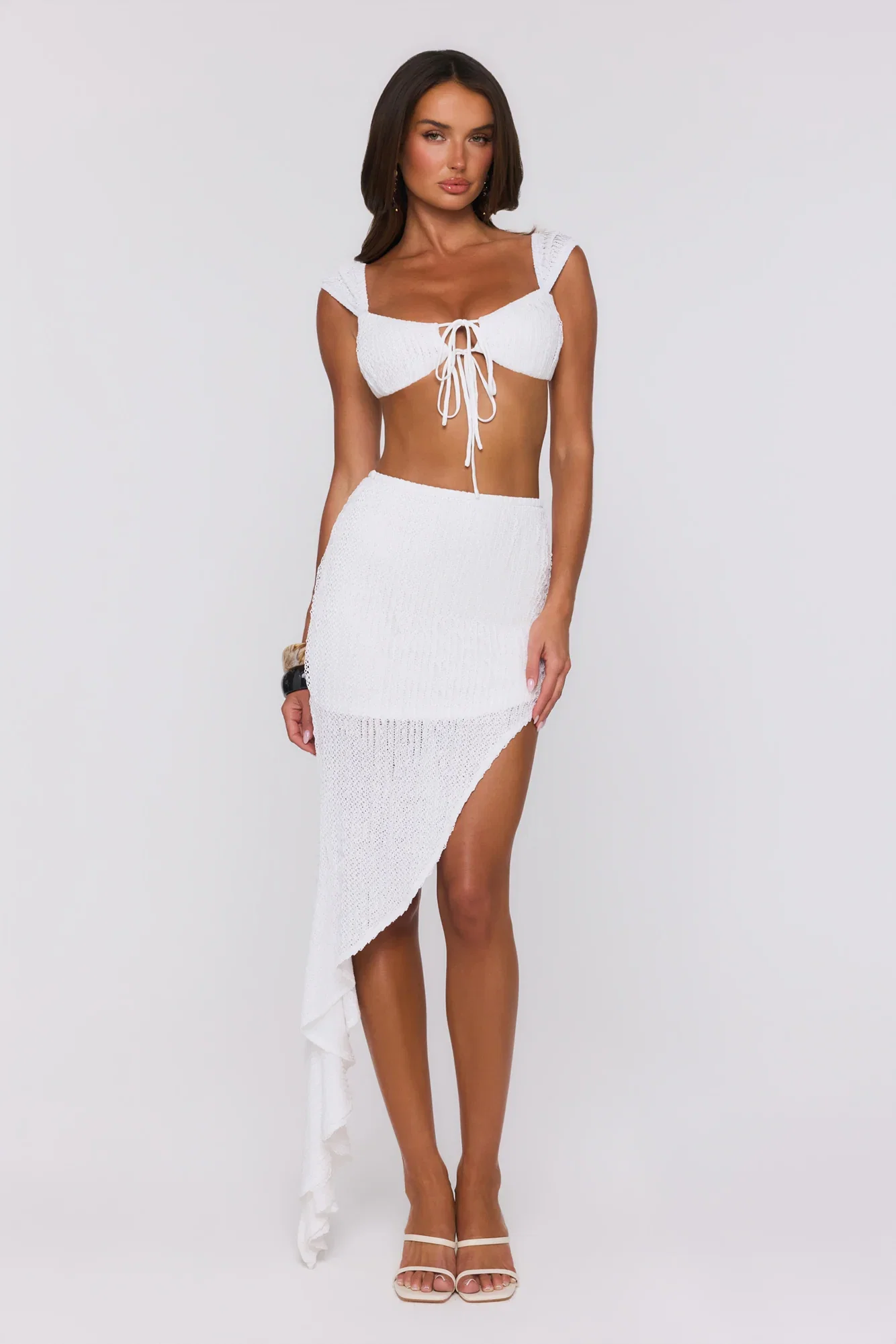 Image of Blanco Midi Skirt White