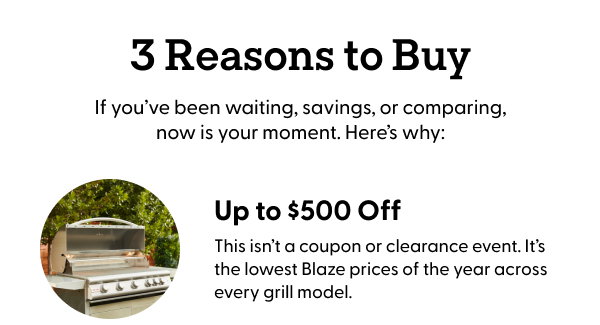 If you’ve been waiting, savings, or comparing, now is your moment. Here’s why: Up to $500 off.