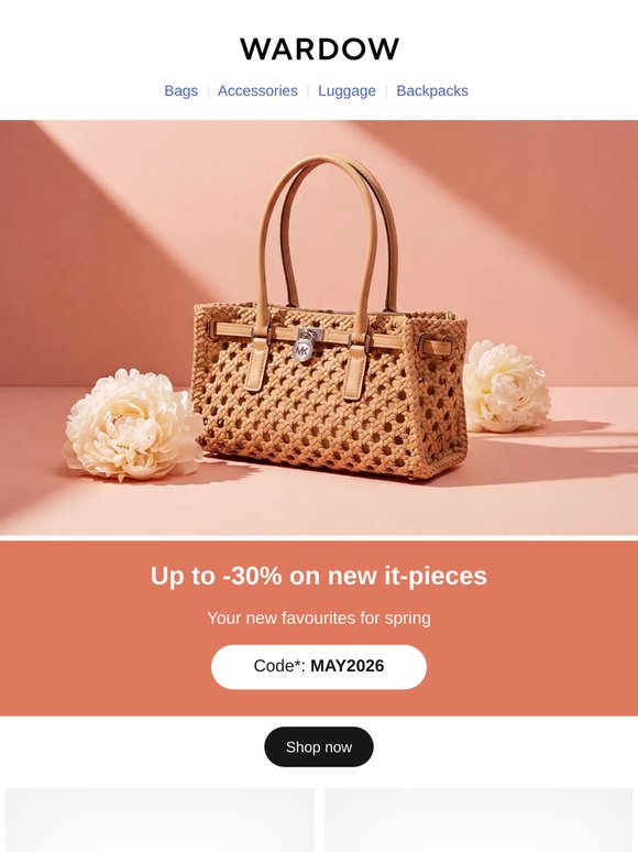 Up to -30% on many new arrivals