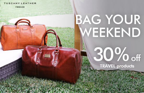 Bag your weekend: 30% off Travel products