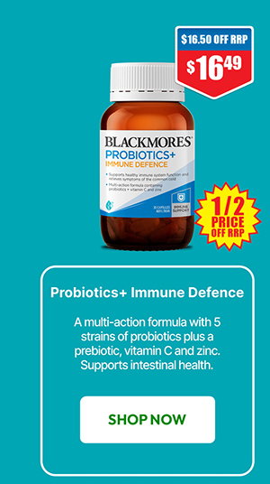 Blackmores Probiotics + Immune Defence