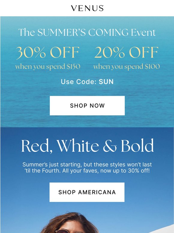 Hey, Miss Americana: Up to 30% Off!