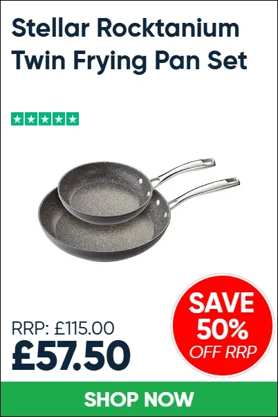 Stellar Rocktanium Twin Frying Pan Set