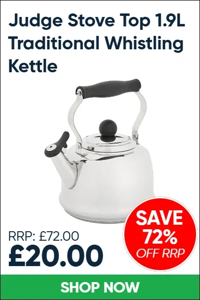 Judge Stove Top 1.9L Traditional Whistling Kettle