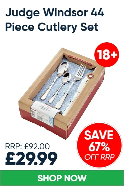 Judge Windsor 44 Piece Cutlery Set