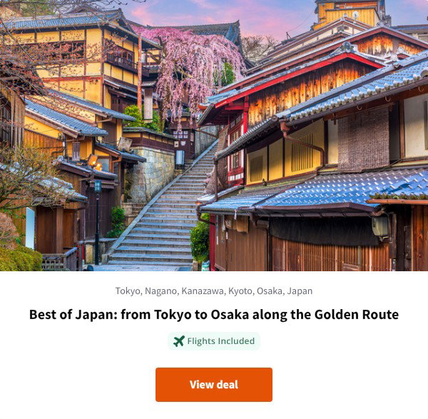 Best of Japan: from Tokyo to Osaka along the Golden Route
