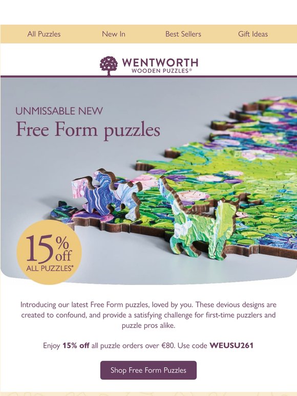 Brand new Free Form puzzles 🧩