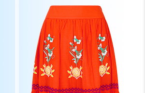 Remarkable Embroidered Maxi Skirt