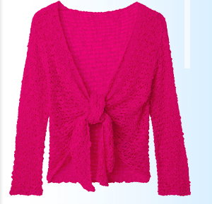 Fresh And Fancy Popcorn Cardigan