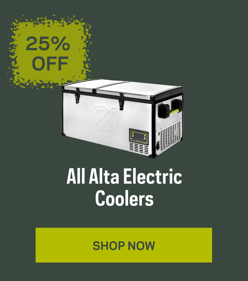 25% off Alta Electric Coolers