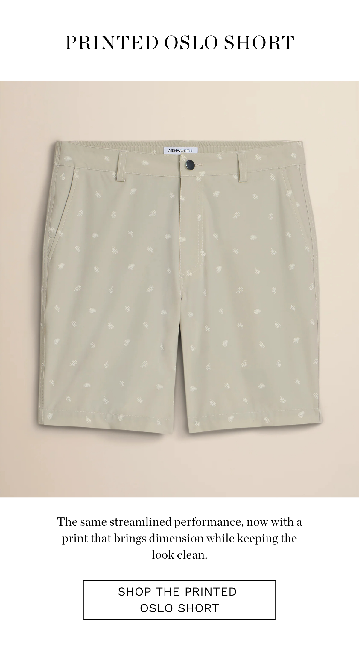PRINTED OSLO SHORT