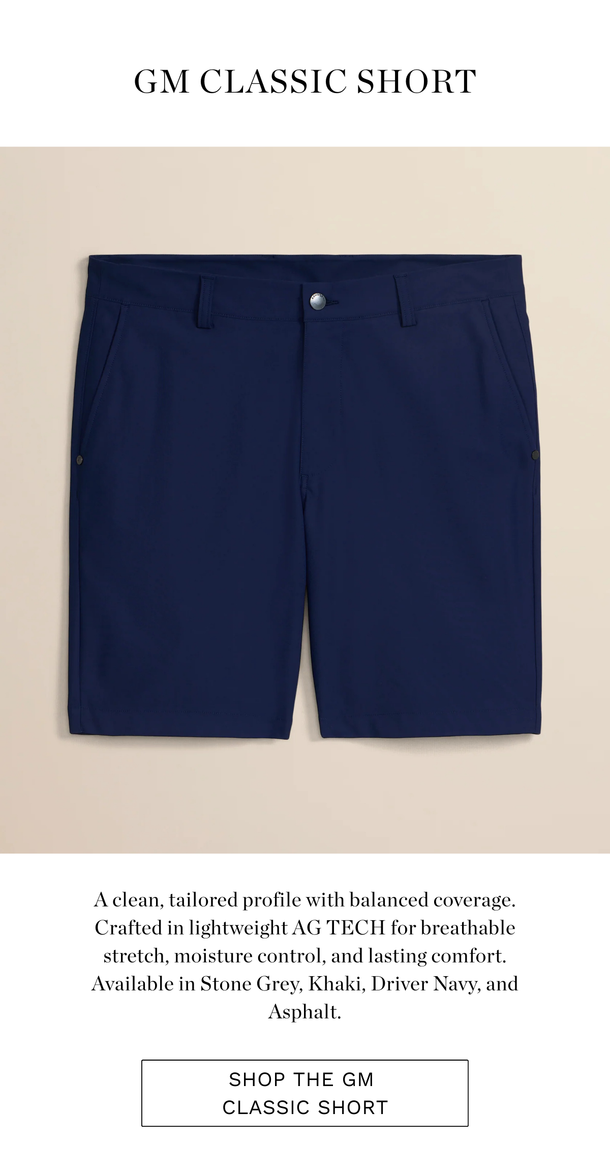 GM CLASSIC SHORT
