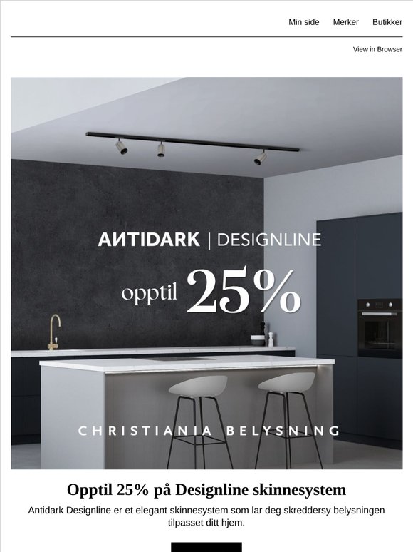 Opptil 25% rabatt på designline! 🤩