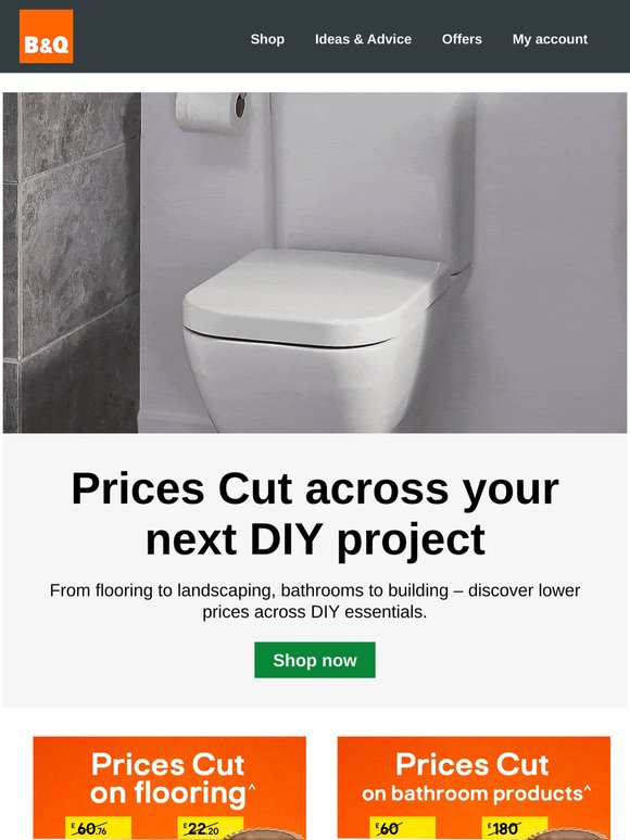 Prices Cut on your DIY projects ✂️