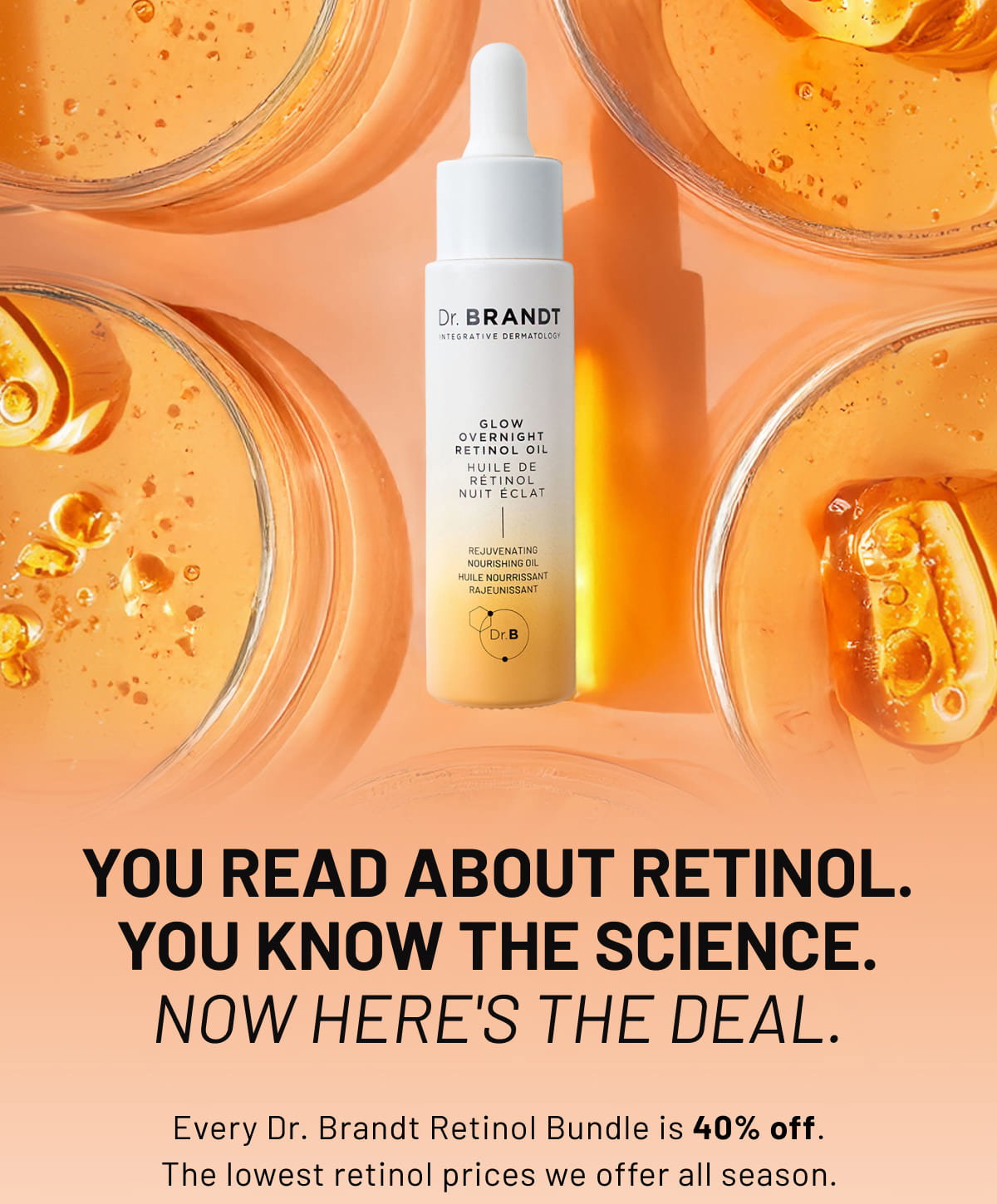 You read about retinol. You know the science. Now here's the deal.