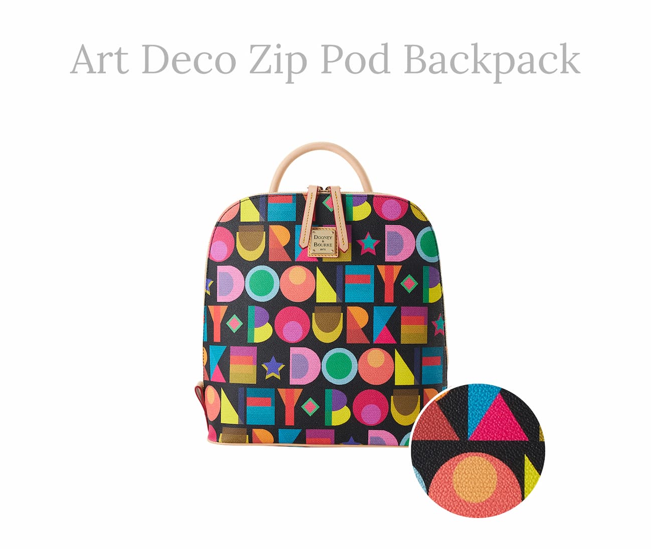 Art Deco Zip Pod Backpack