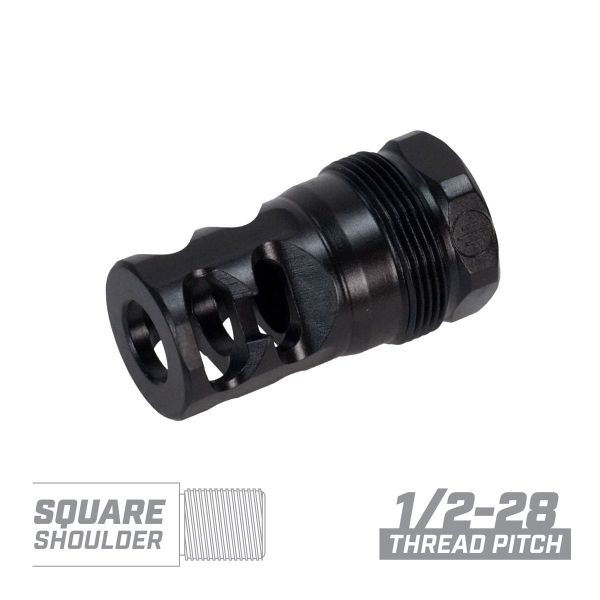 FRC 2-port 223 Compensator Flat - (1/2-28)