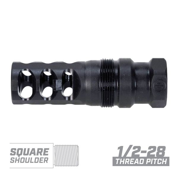 FRC 3-port 223 Compensator Flat, 13.8 - (1/2-28)