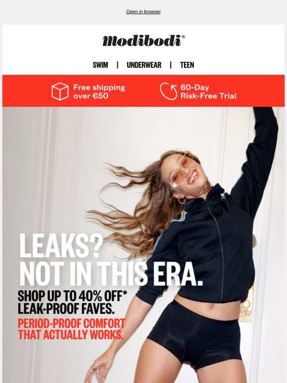 Period-proof comfort that works