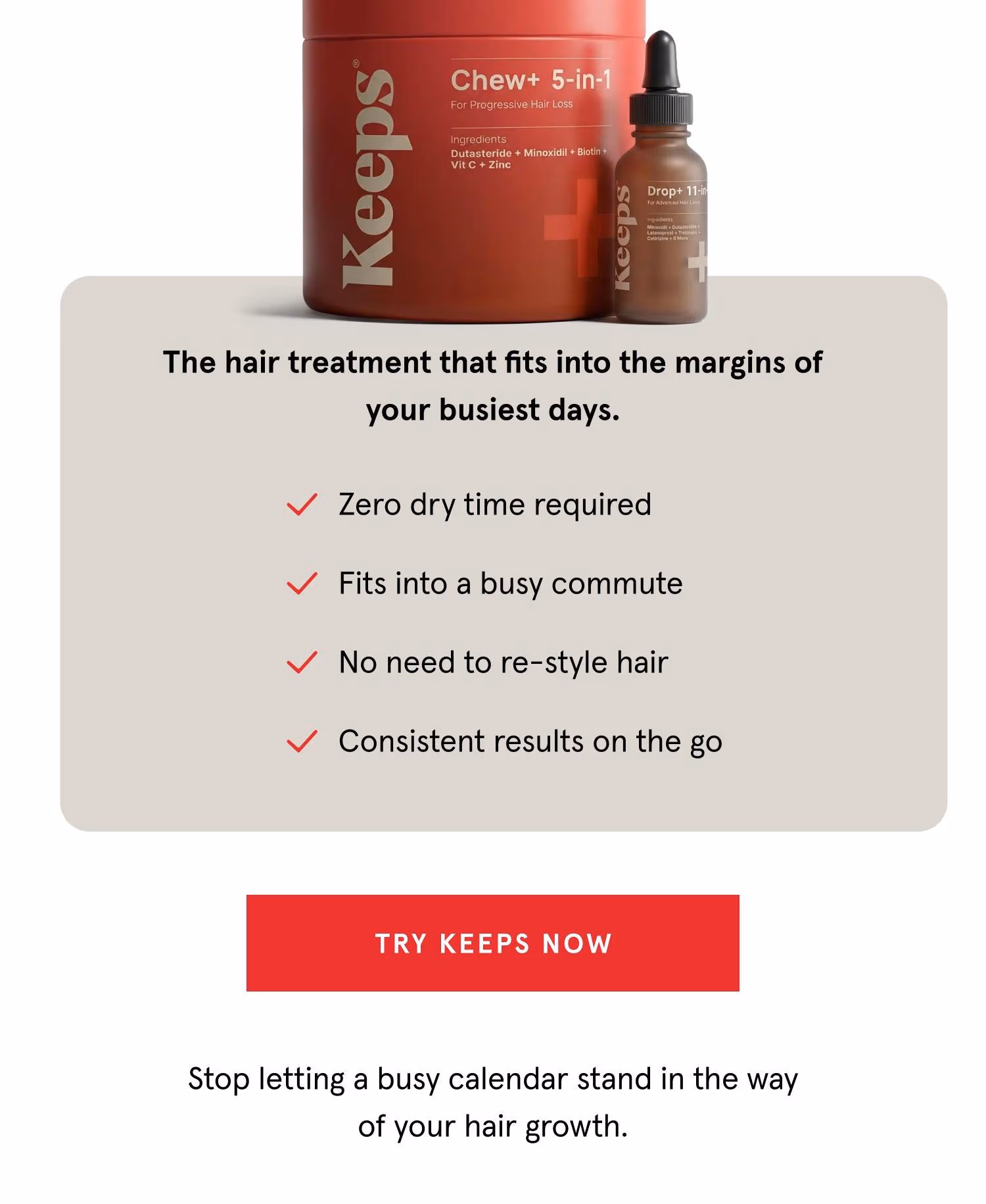 Keeps makes your hair healthy